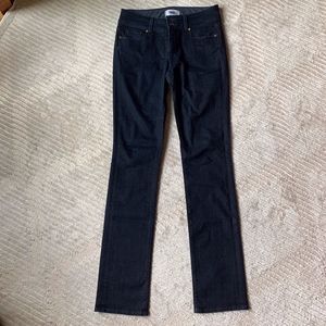 NWOT Paige Hidden Hills Straight Dark Jeans 27
